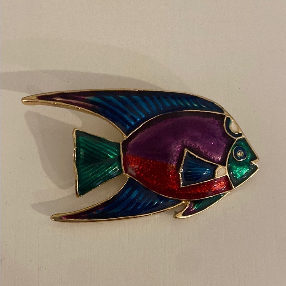 NWOT Angelfish Vintage Brooch